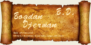 Bogdan Đerman vizit kartica